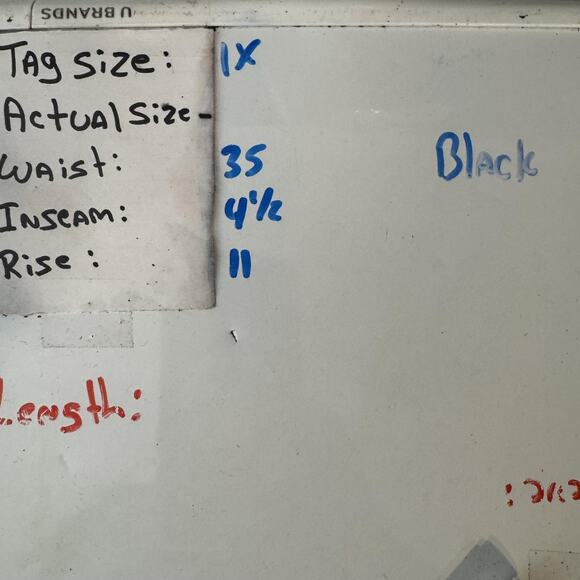 Under Armour Shorts Womens 1X Black Crossover Waist Pockets Cotton Blend 1382765 - Picture 14 of 15